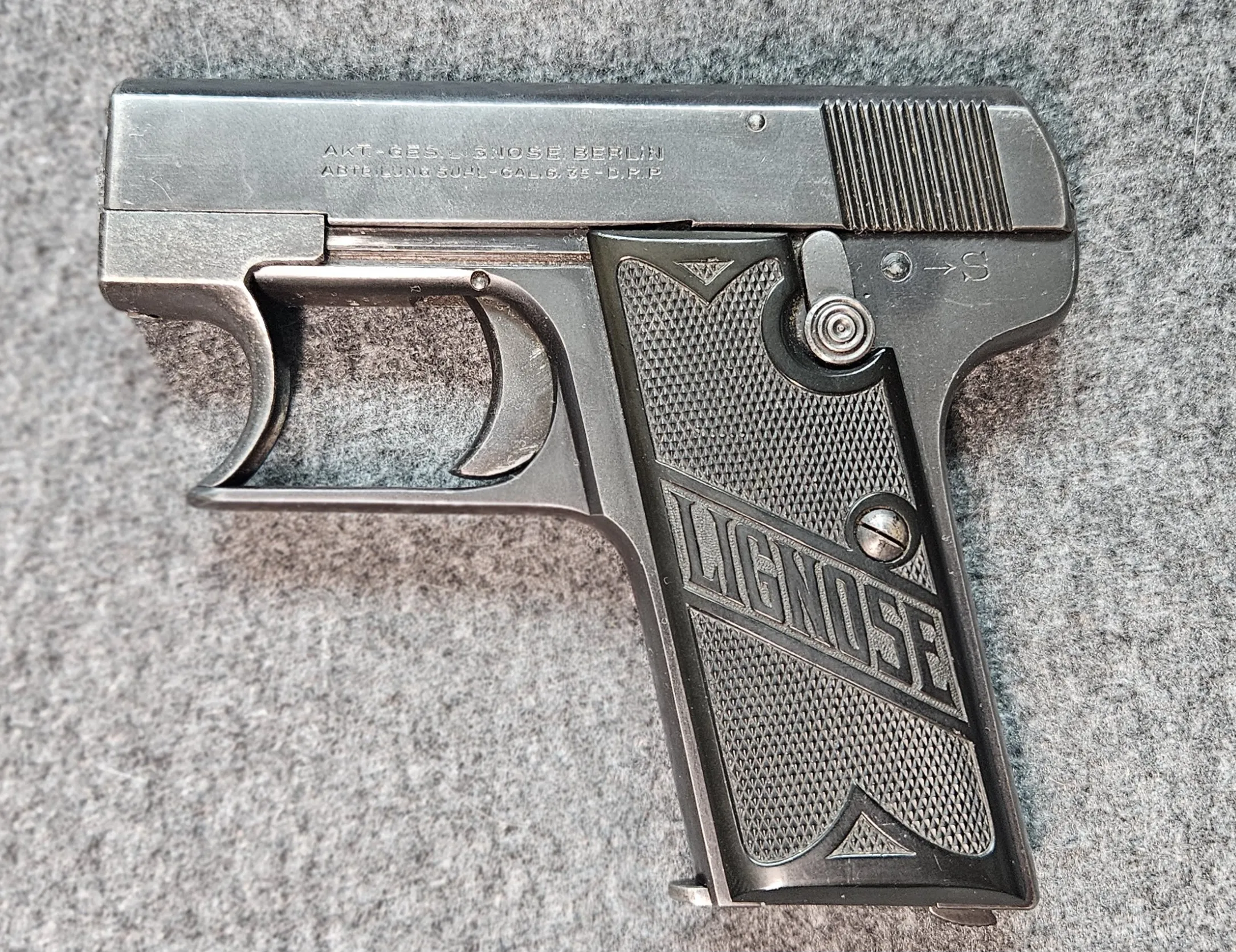 PISTOLET  LIGNOSE 3A KALIBER 6,35mm